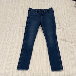 Abercrombie & Fitch Dark Blue Skinny Jeans Legging High Rise